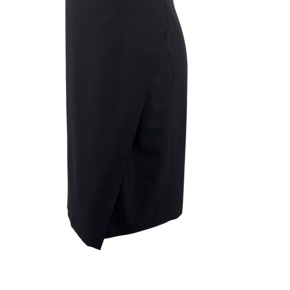 Theory NEW Womens Risbana Good Wool Stretch A-Line Dress Size 12 Black Office - Picture 6 of 16